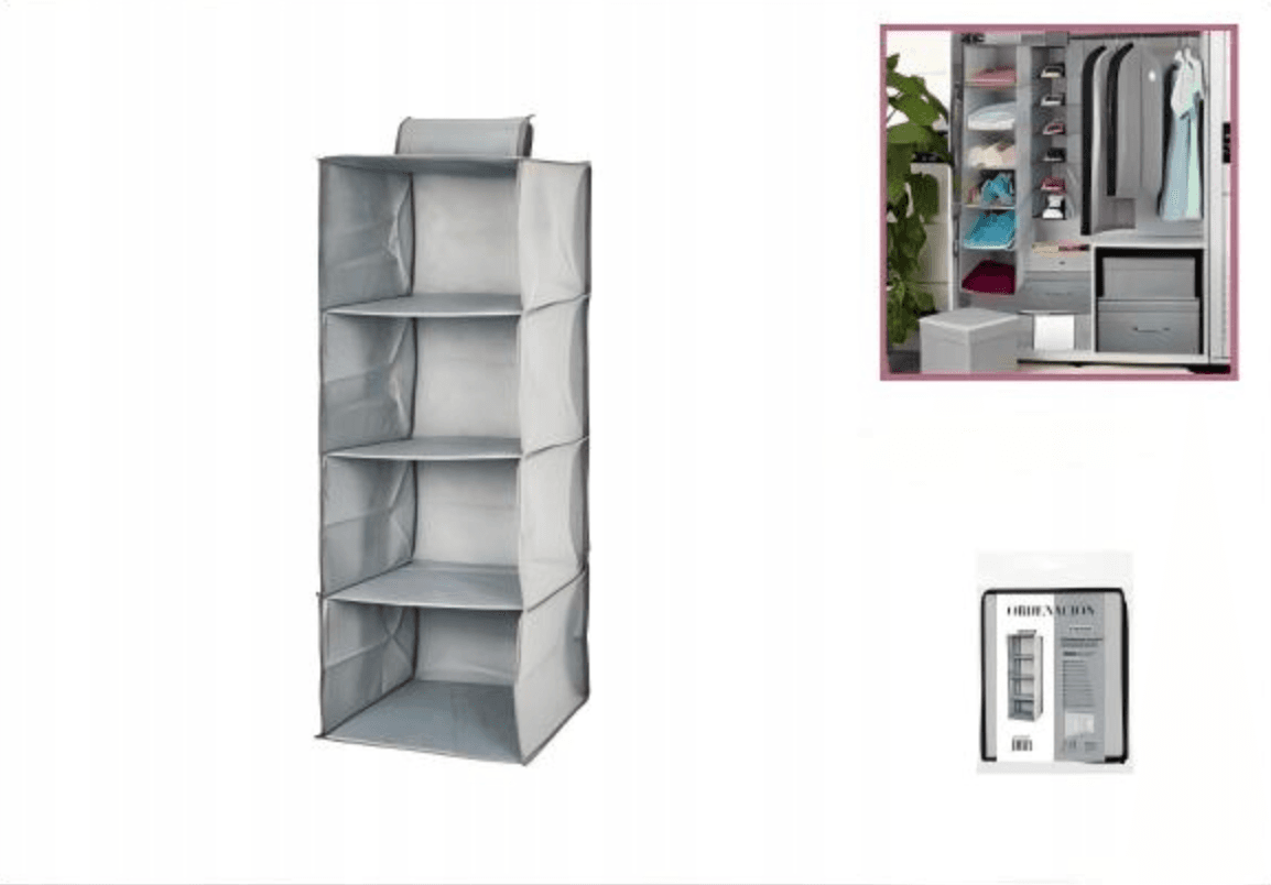 ORGANIZER WISZĄCY DO SZAFY 5 PÓŁEK REGAŁ