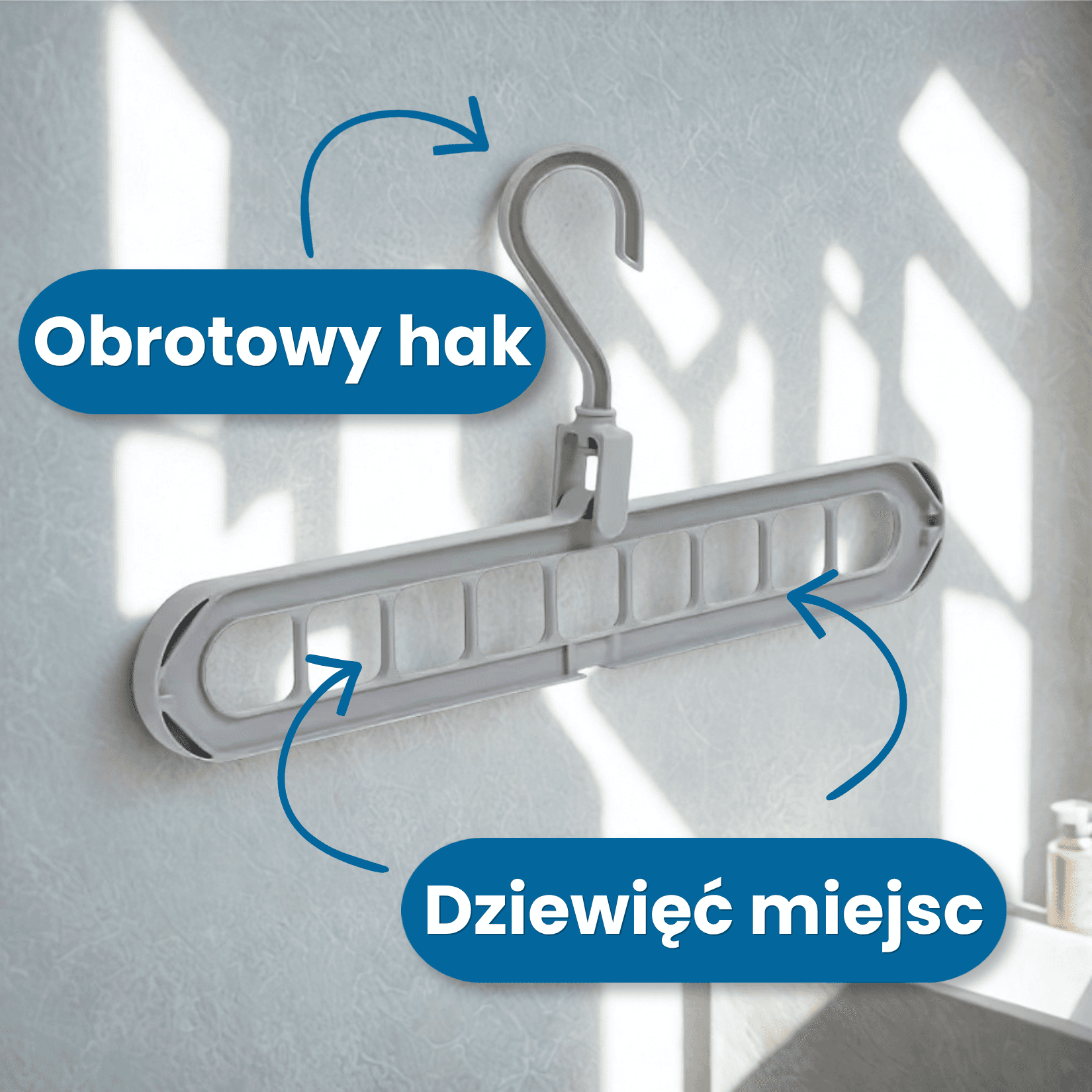 Multihold - 2x więcej miejsca w szafie - zestaw 3 sztuk